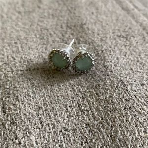 Custom Kendra Scott aqua stud earrings